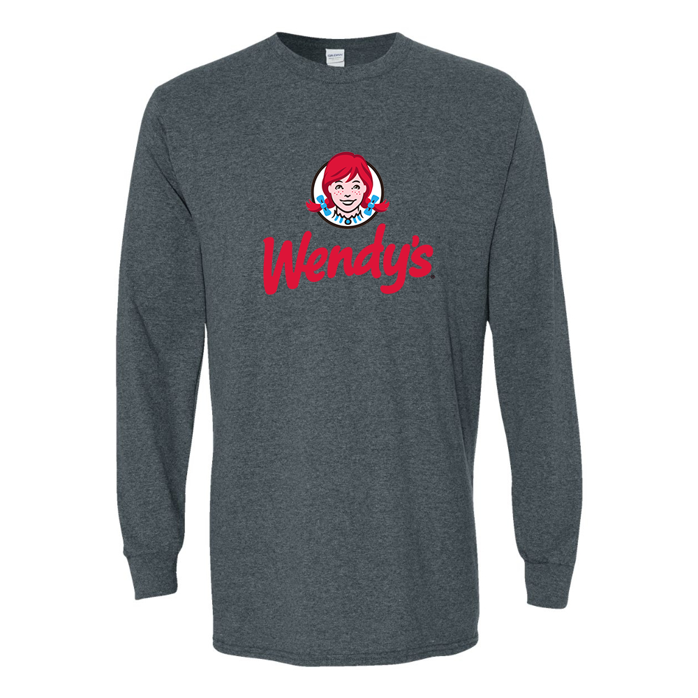 Men's Wendy_s  Gildan Heavy Cotton Long Sleeve T-Shirt