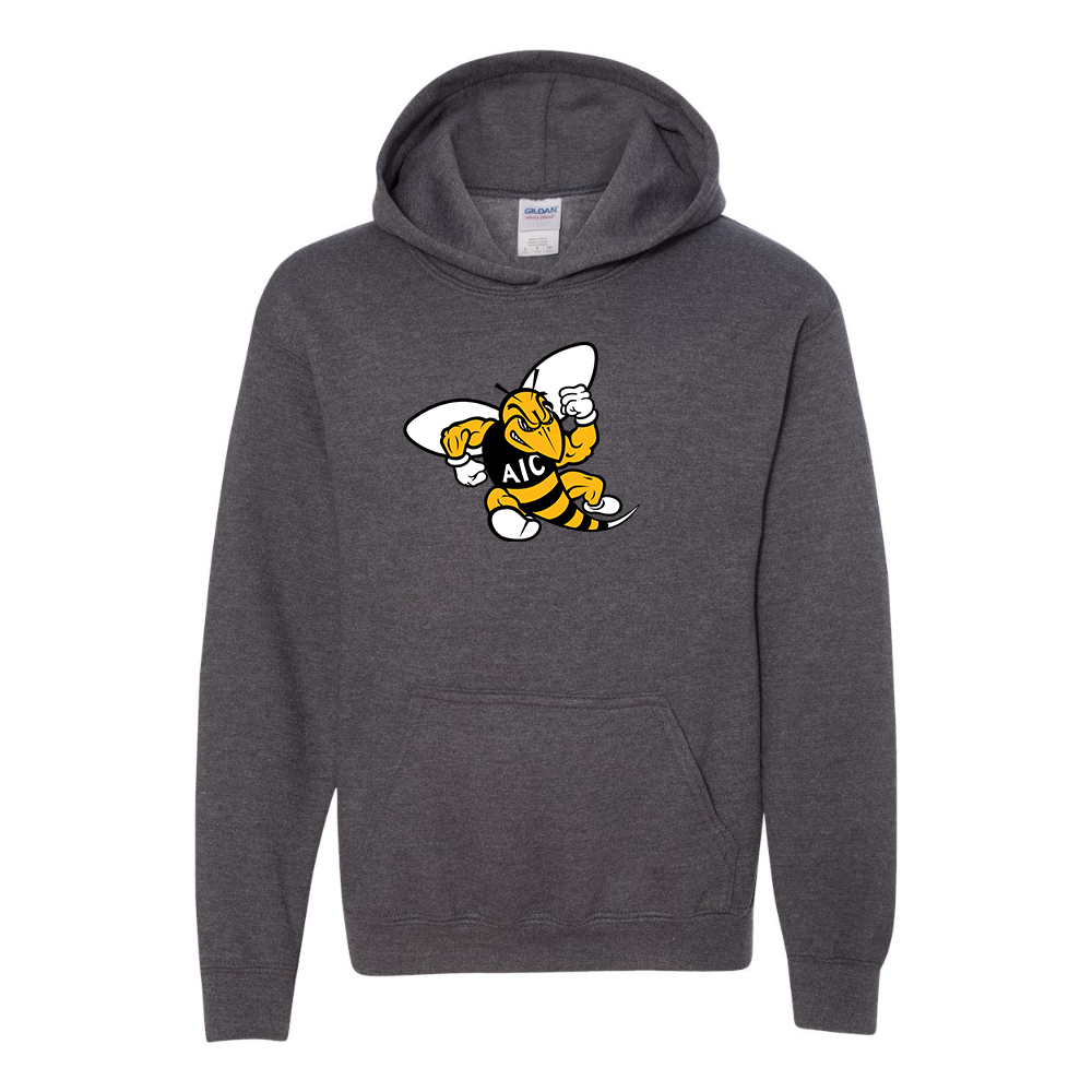 Youth AIC Yellow Jackets Gildan Heavy Blend  Hooded Sweatshirt