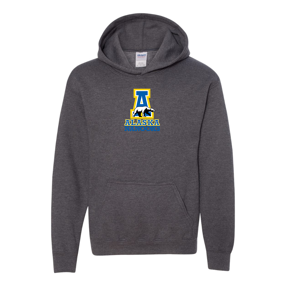 Youth Alaska Nanooks Gildan Heavy Blend  Hooded Sweatshirt