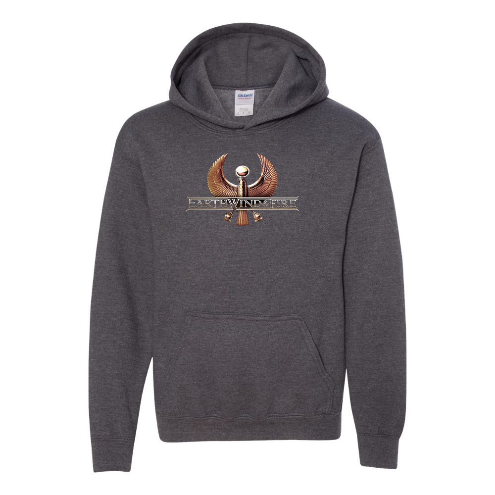Youth Earth Wind & Fire  Gildan Heavy Blend  Hooded Sweatshirt
