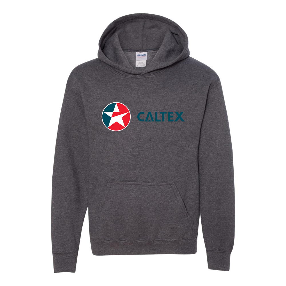 Youth  Caltex Gas Station Gildan Heavy Blend  Hooded Sweatshirt
