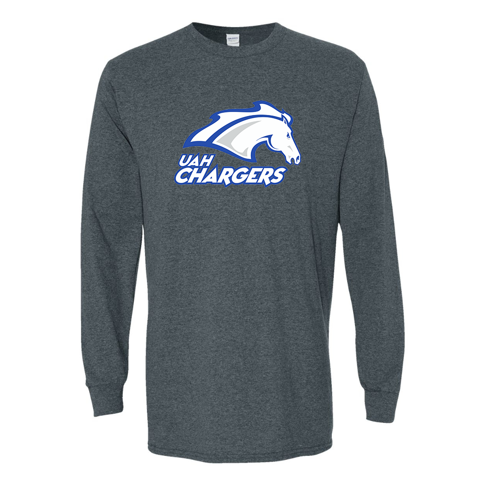 Men's Alabama Huntsville Chargers Gildan Heavy Cotton Long Sleeve T-Shirt