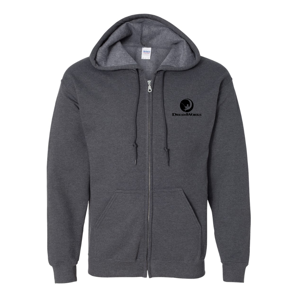 Men's Dreamworks  Gildan  Heavy Blend Full Zip Hooded Sweatshirt