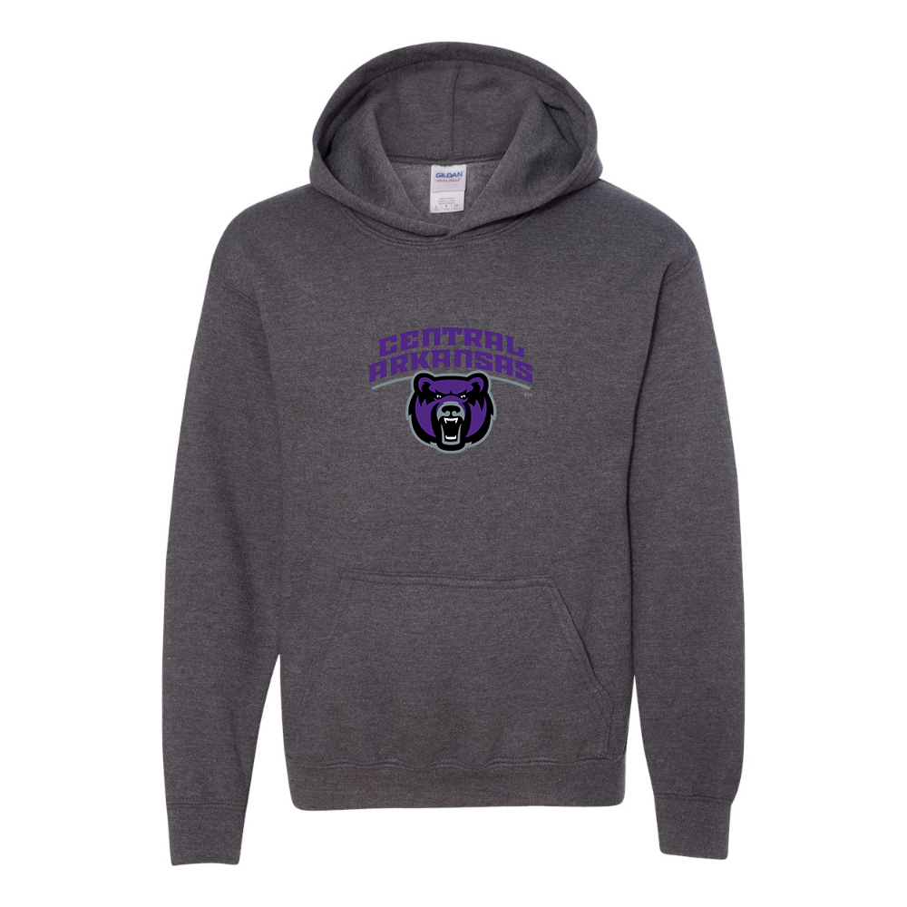 Youth Central Arkansas Bears   Gildan Heavy Blend  Hooded Sweatshirt
