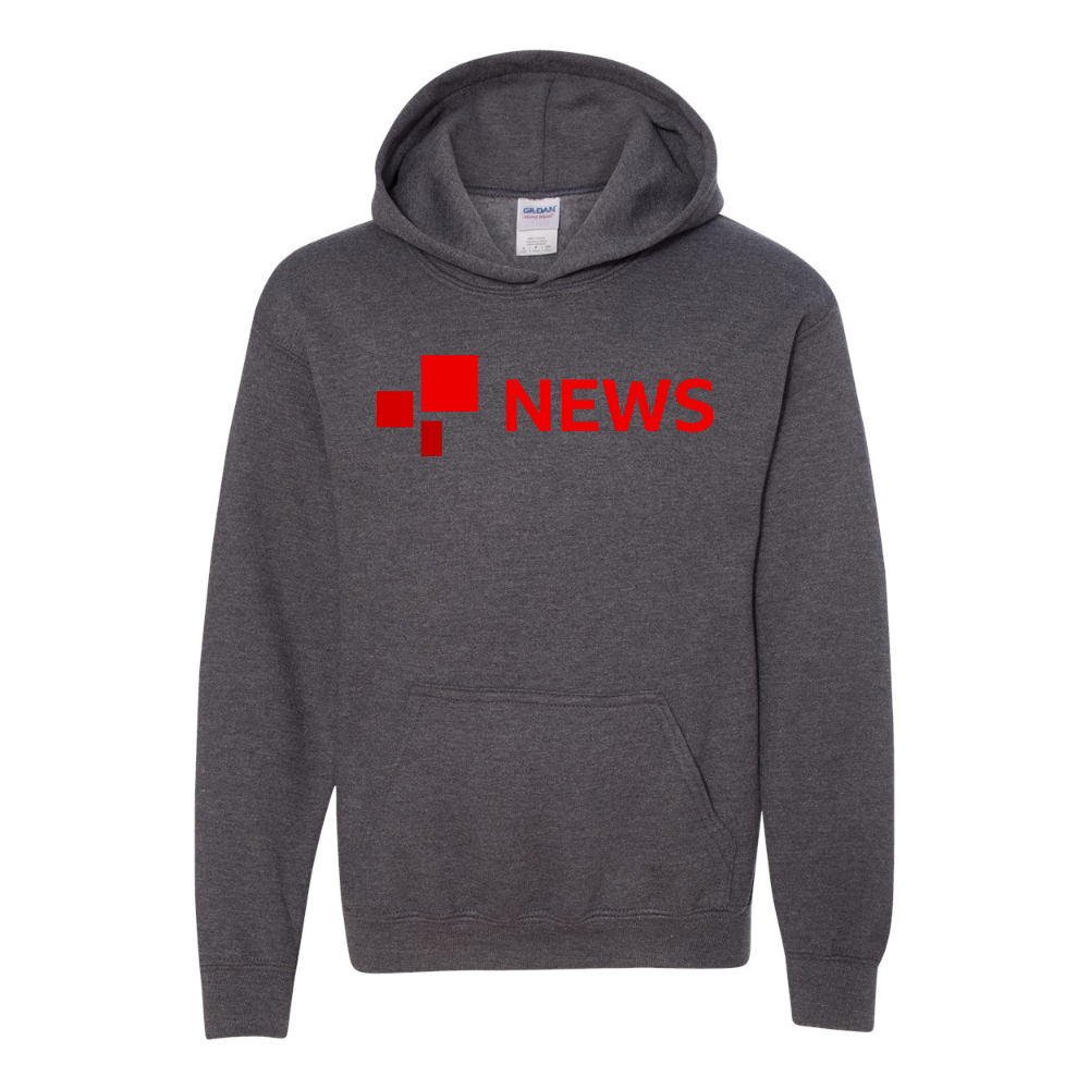 Youth  BBC News  Gildan Heavy Blend  Hooded Sweatshirt