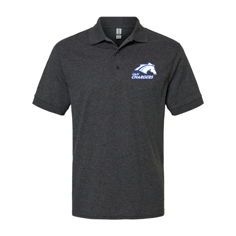 Men's Alabama Huntsville Chargers Wildcats Dry Blend Jersey Polo