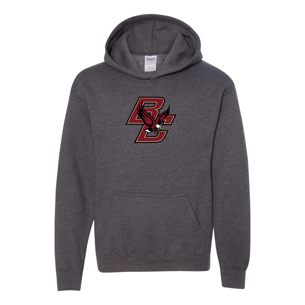 Youth Boston College Eagles Gildan Heavy Blend  Hooded Sweatshirt