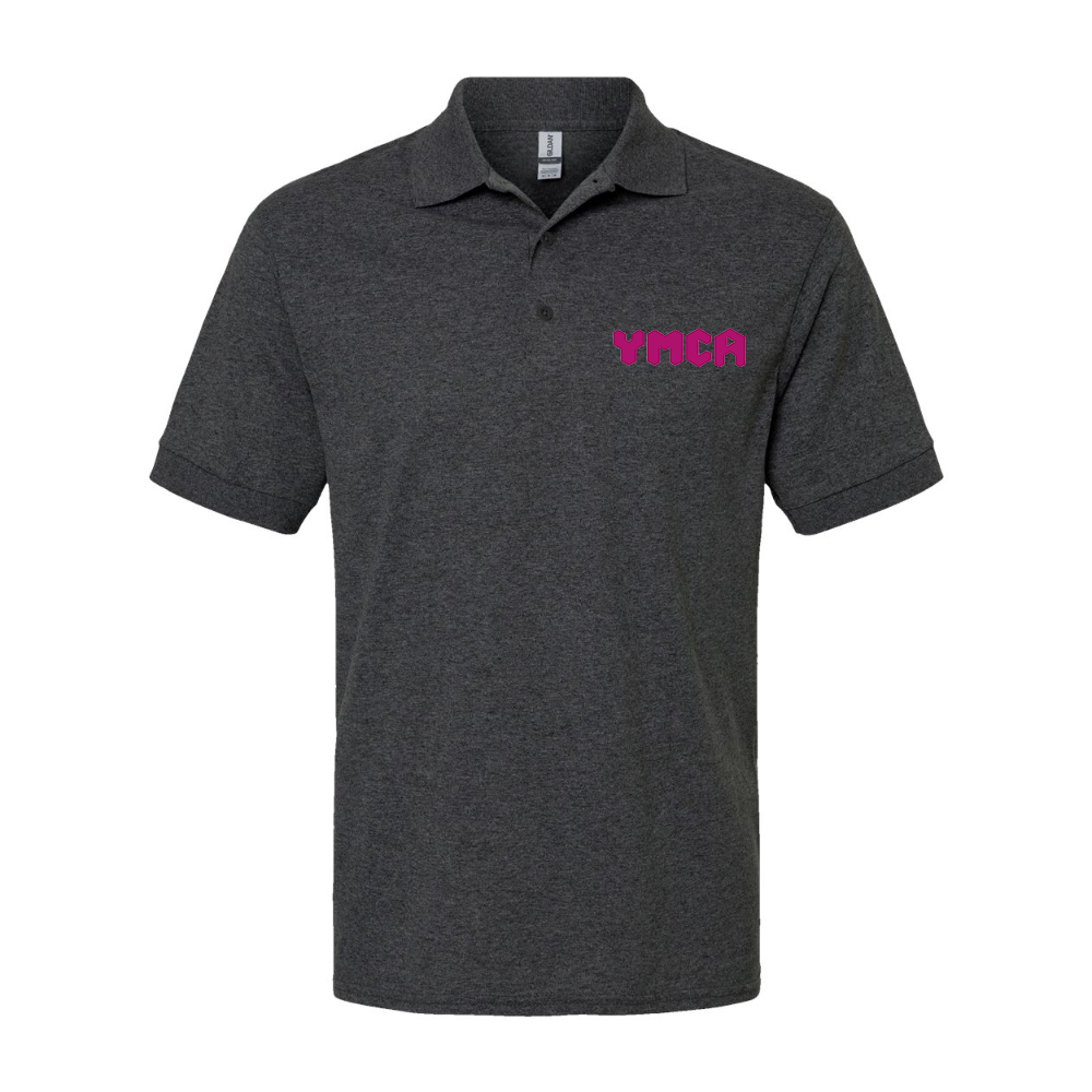Men's YMCA Mauve Dry Blend Jersey Polo