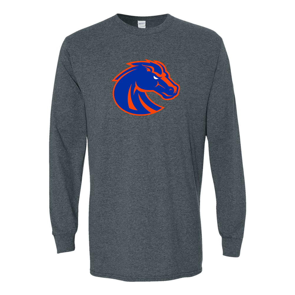 Men's Boise State Broncos  Gildan Heavy Cotton Long Sleeve T-Shirt