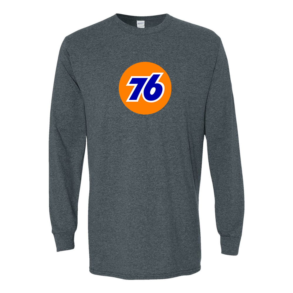 Men's 76 Gas Station Gildan Heavy Cotton Long Sleeve T-Shirt
