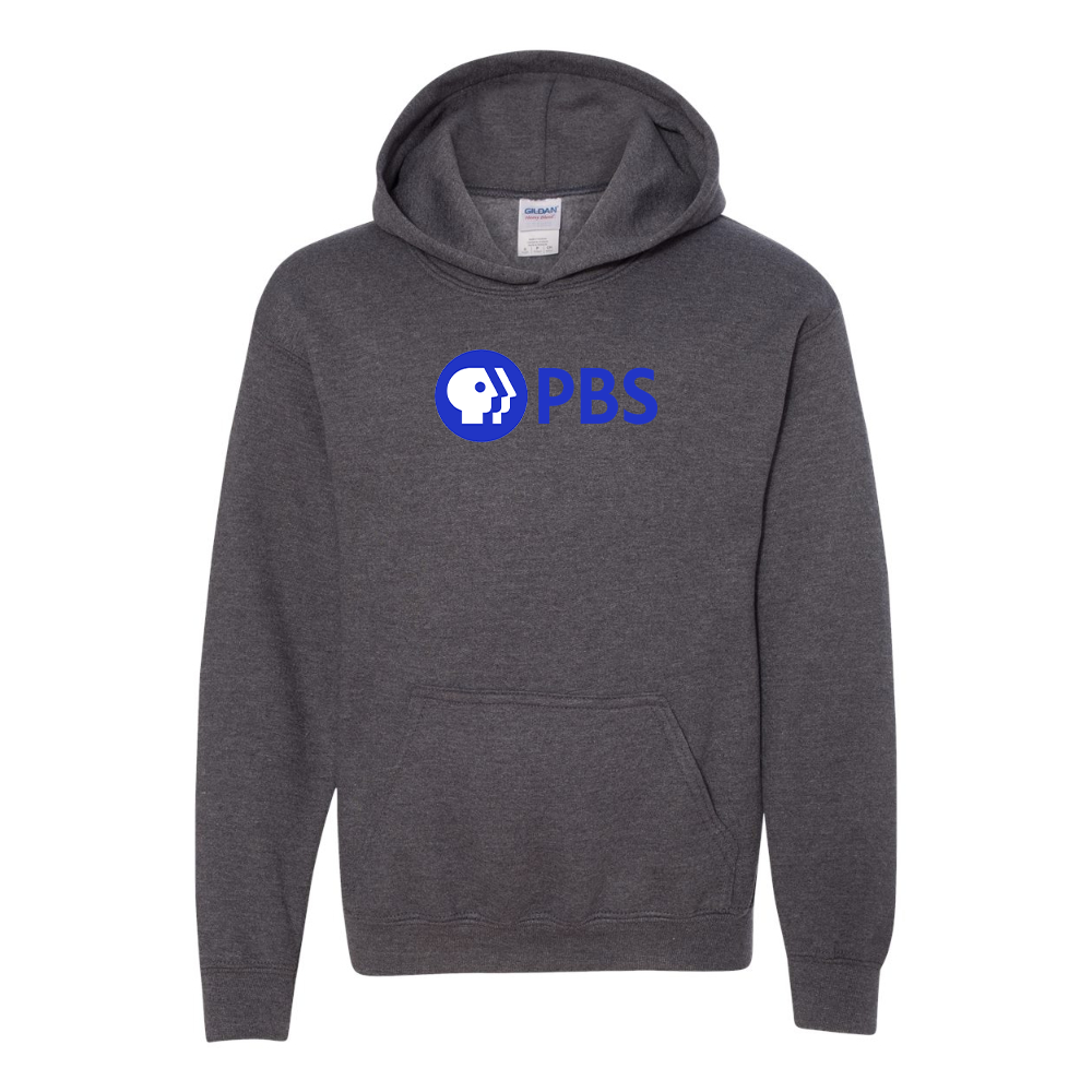 Youth  PBS Blue Gildan Heavy Blend  Hooded Sweatshirt
