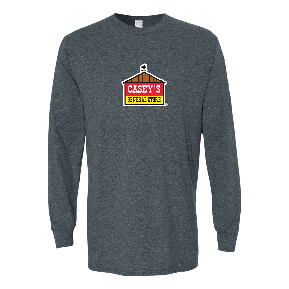 Men's Casey's General Store  Gildan Heavy Cotton Long Sleeve T-Shirt