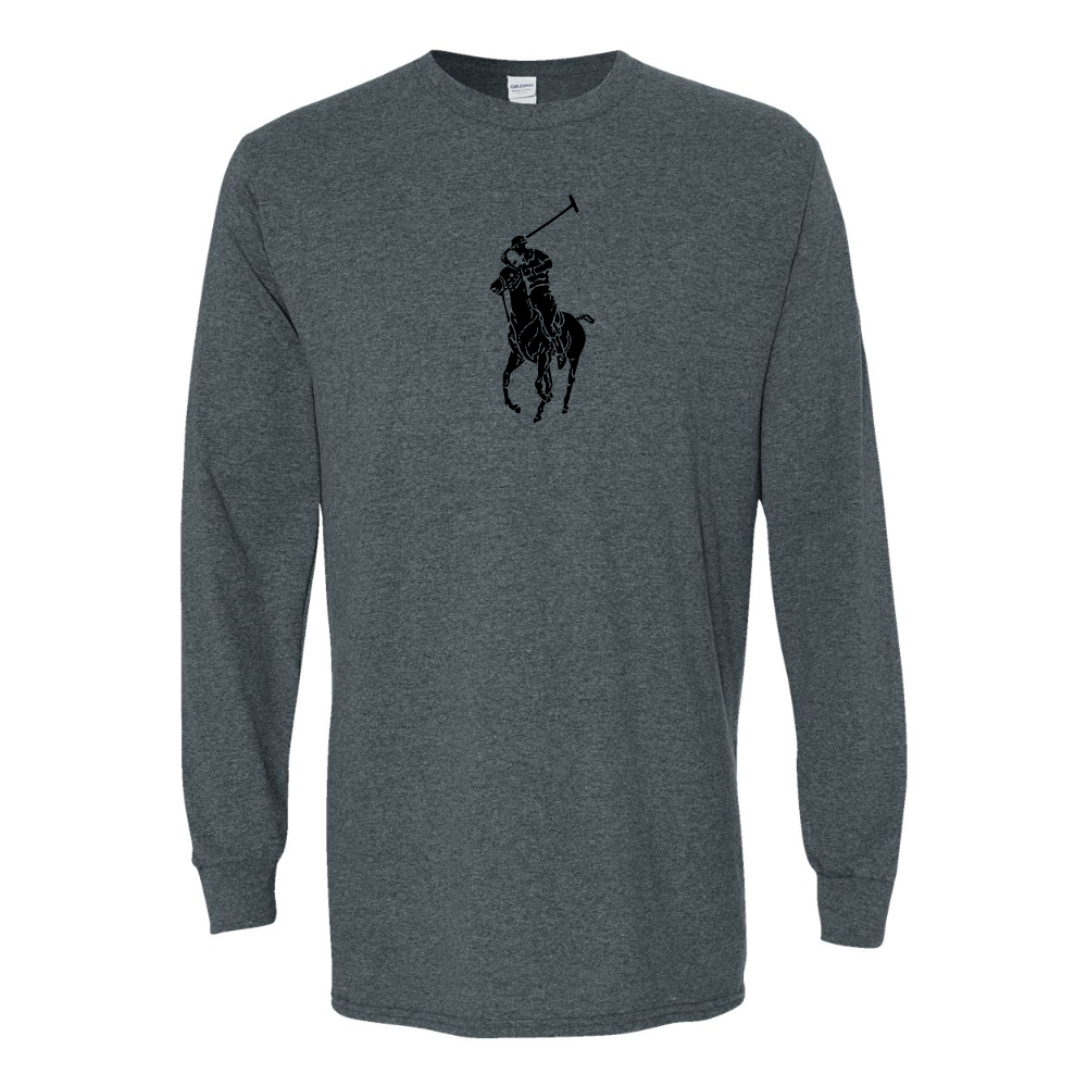 Men's  Polo Ralph Lauren Gildan Heavy Cotton Long Sleeve T-Shirt