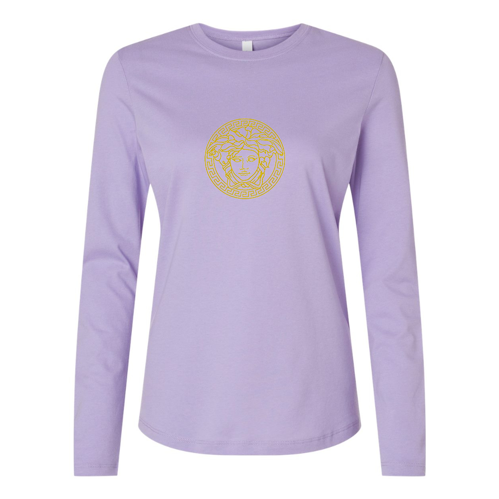 BELLA CANVAS Women’s Versace Thumbnail Jersey Long Sleeve Tee