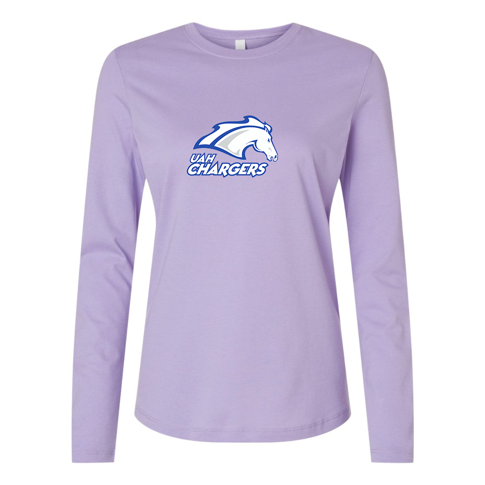 BELLA CANVAS Women’s Alabama Huntsville Chargers Jersey Long Sleeve Tee