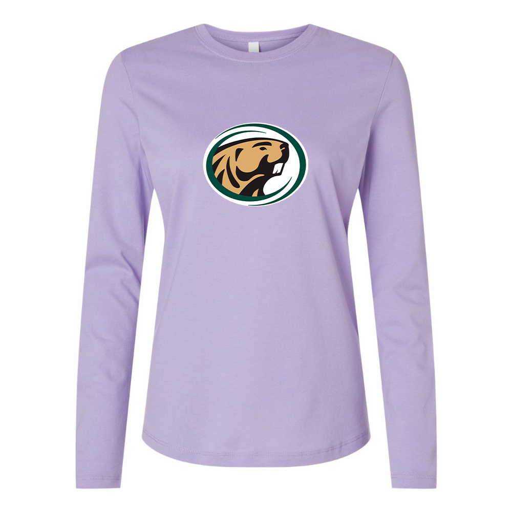 BELLA CANVAS Women’s Bemidji State Beavers Jersey Long Sleeve Tee