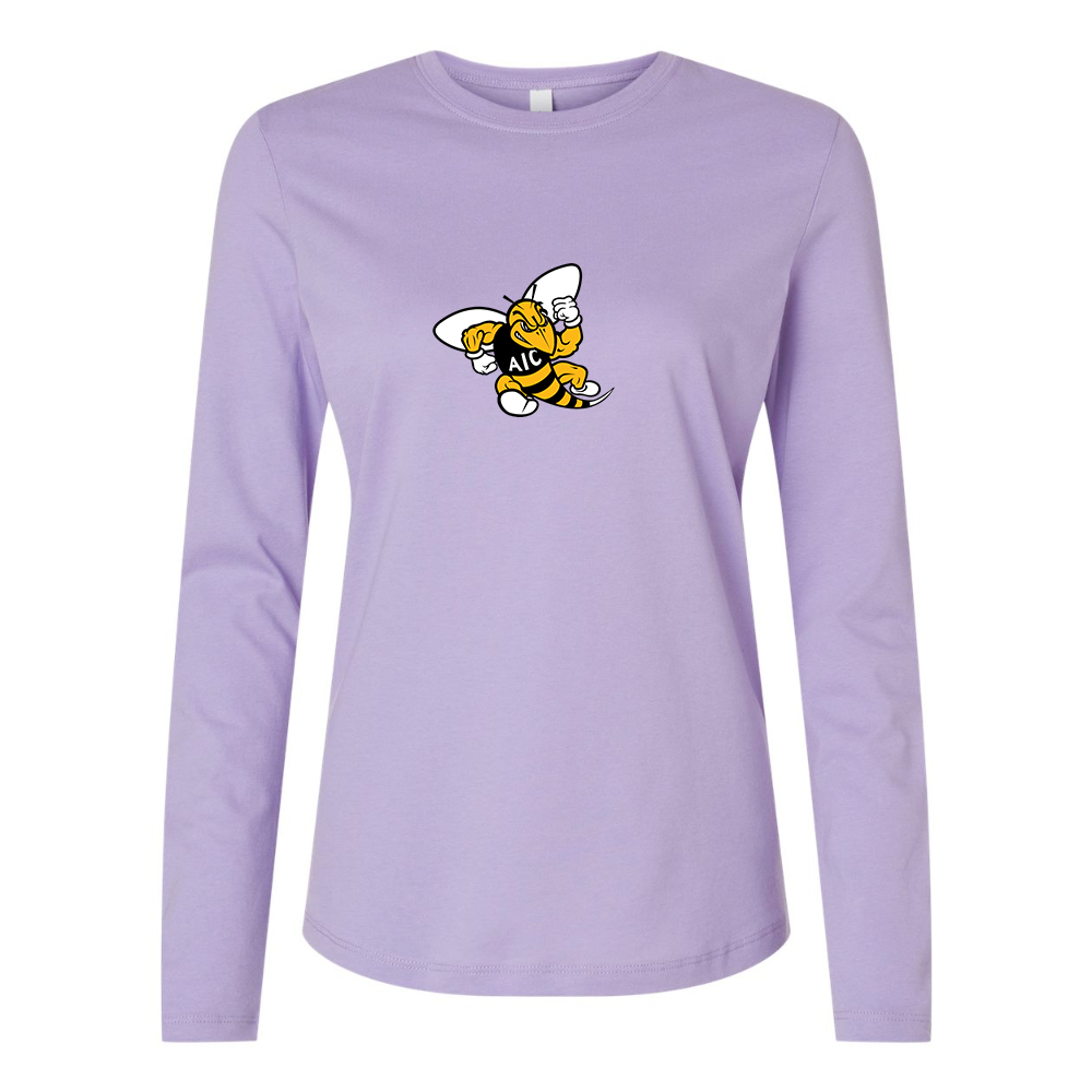 BELLA CANVAS Women’s AIC Yellow Jackets  Jersey Long Sleeve Tee