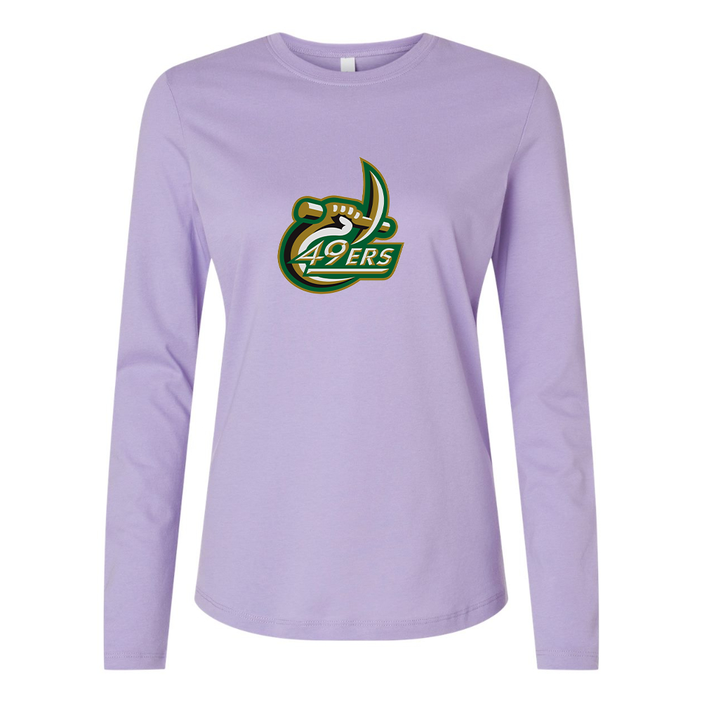 BELLA CANVAS Charlotte 49ers Jersey Long Sleeve Tee