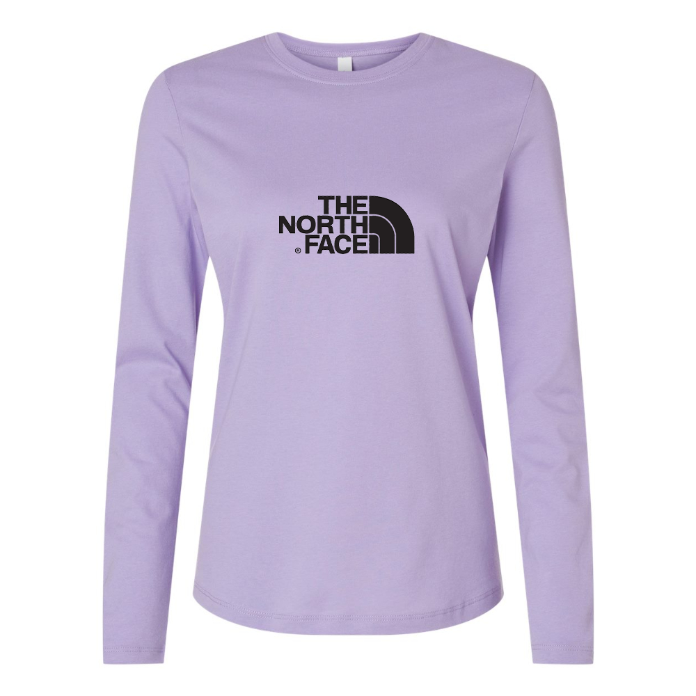 BELLA CANVAS Women’s The North Face Black  Jersey Long Sleeve Tee