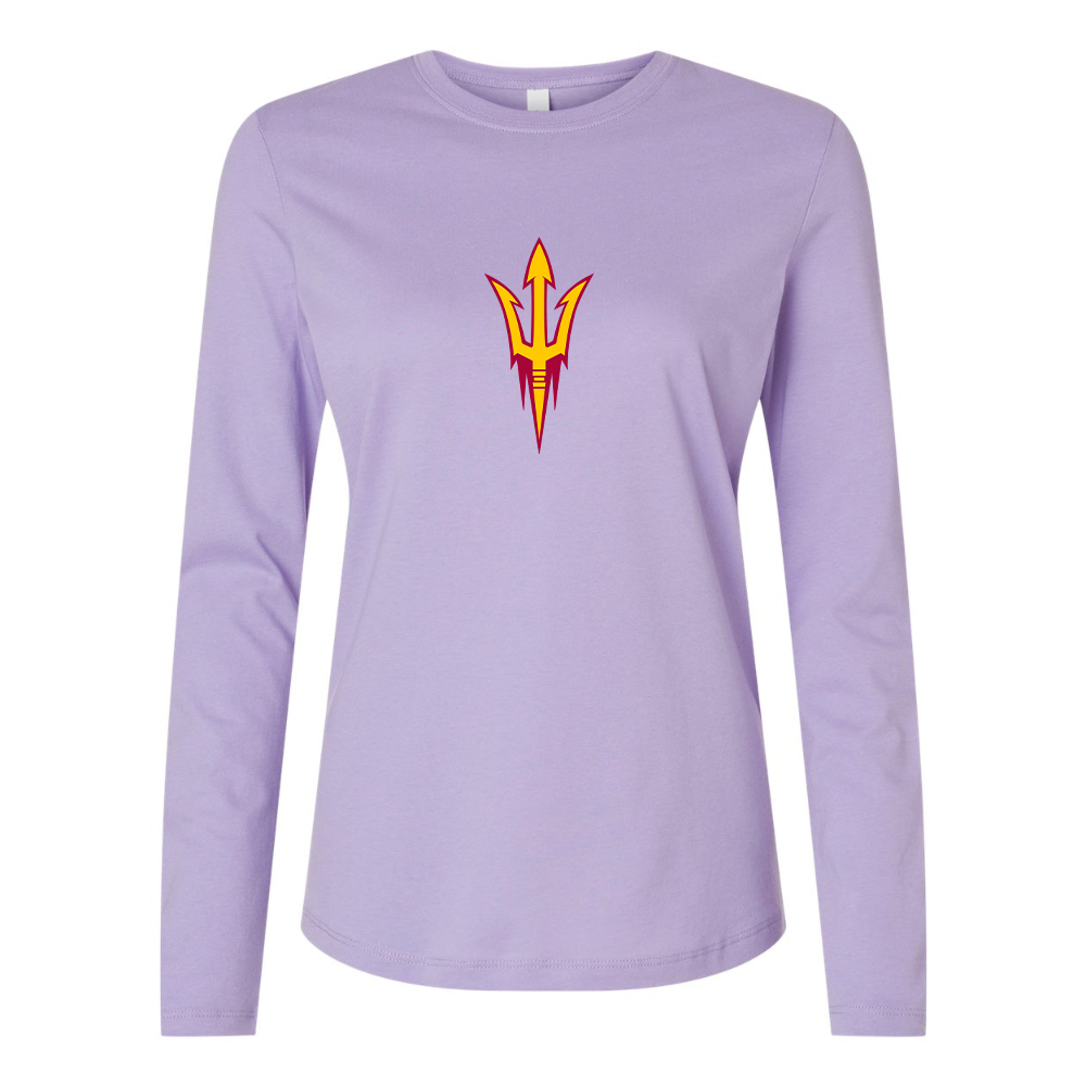 BELLA CANVAS Women’s Arizona State Sun Devils Jersey Long Sleeve Tee