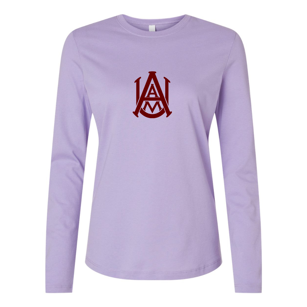BELLA CANVAS Women’s Alabama AM Bulldogs  Jersey Long Sleeve Tee