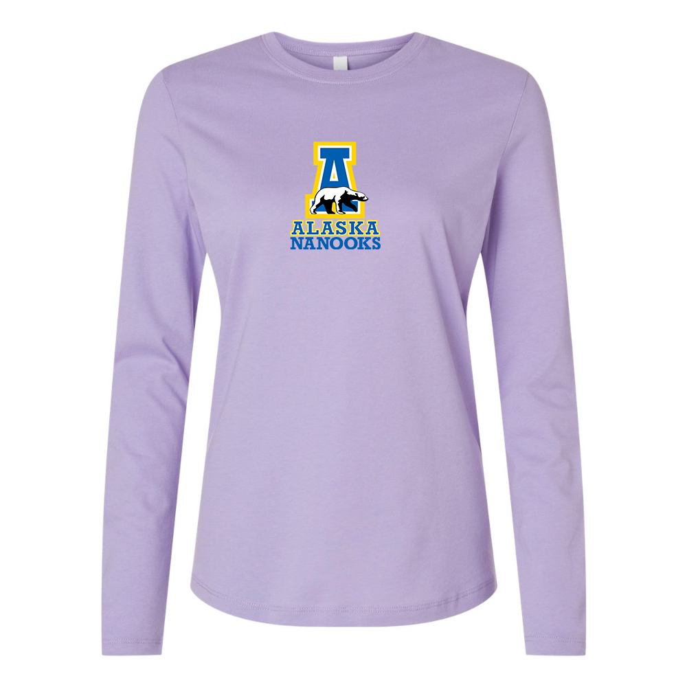 BELLA CANVAS Women’s Alaska Nanooks Jersey Long Sleeve Tee