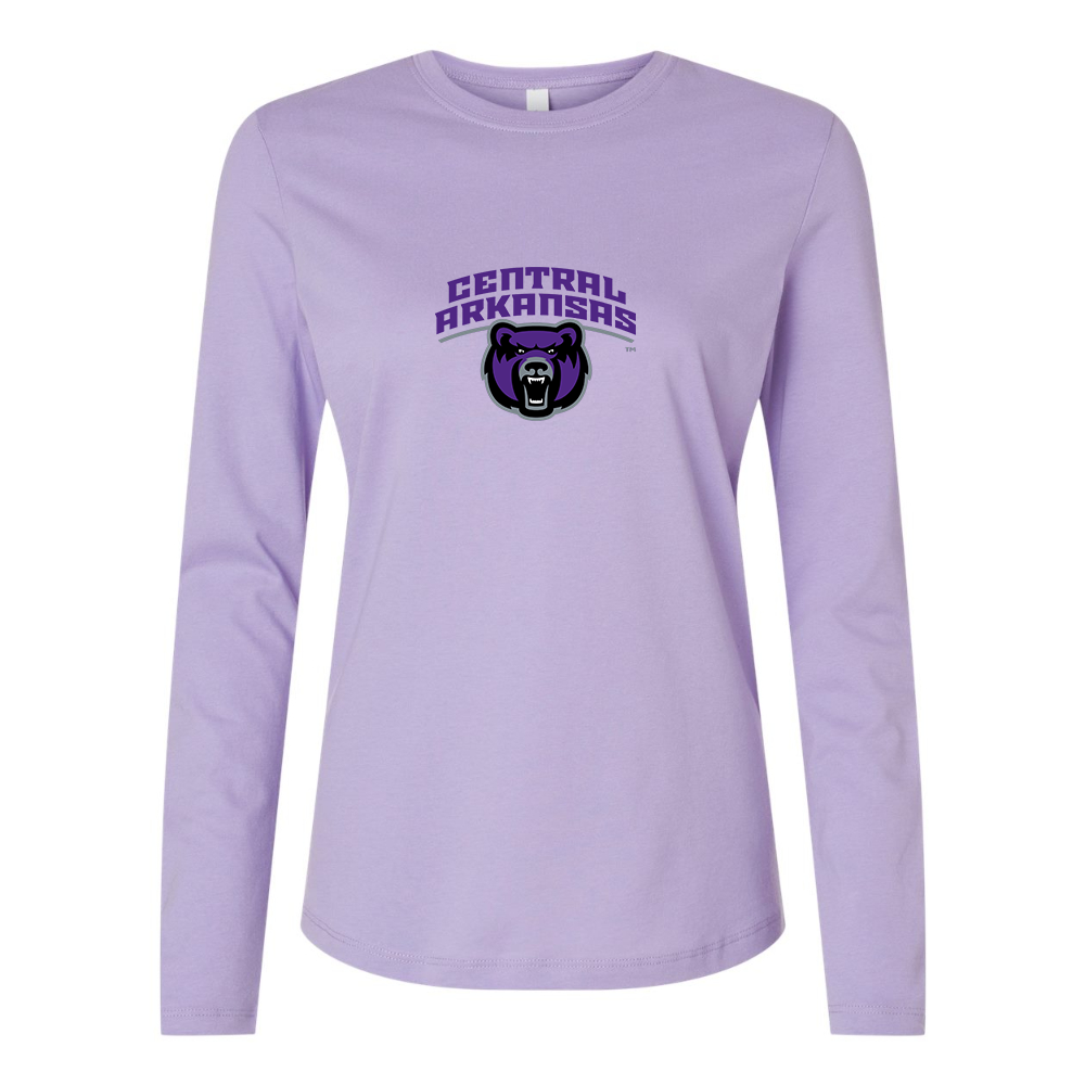 BELLA CANVAS Central Arkansas Bears   Jersey Long Sleeve Tee