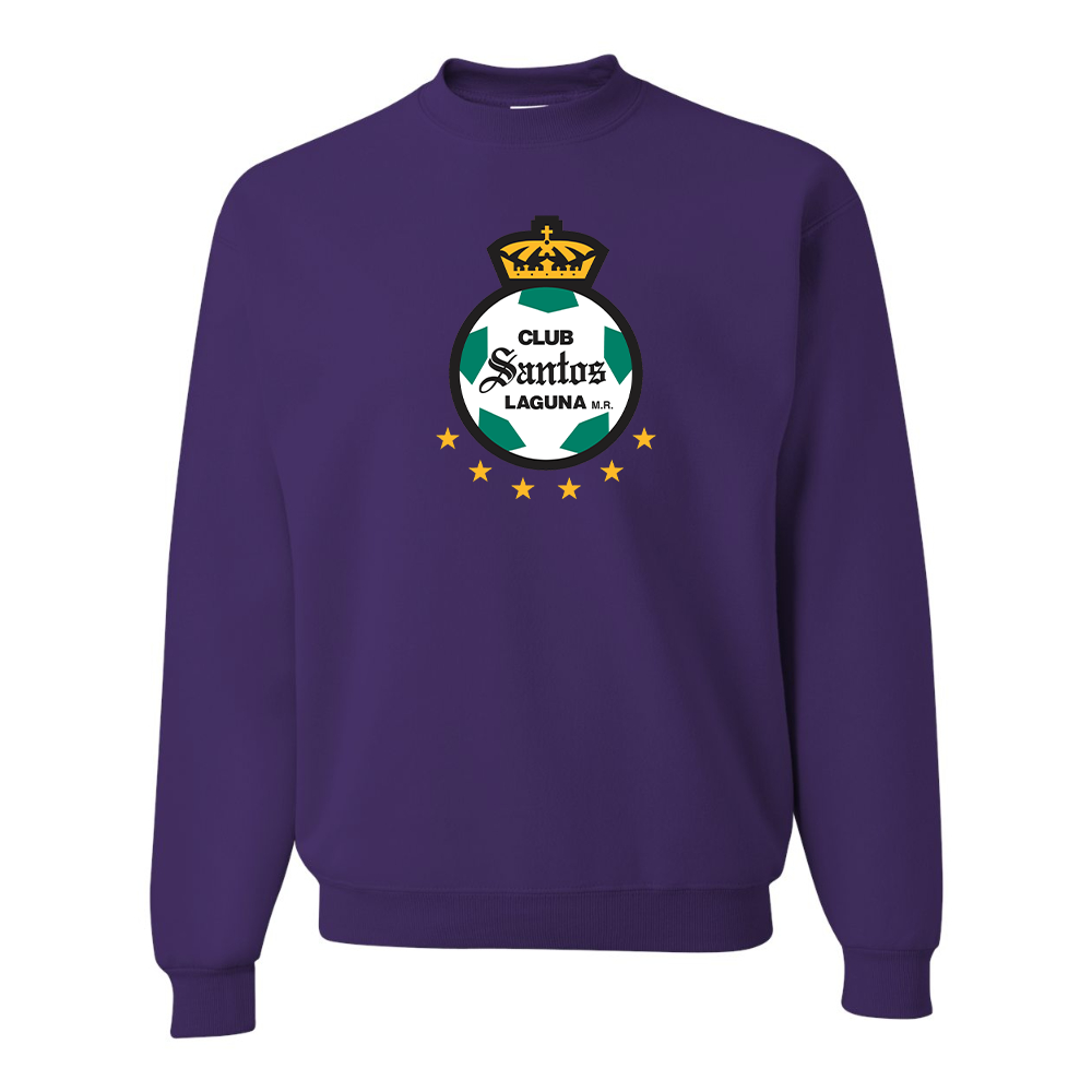 Men's Santos Laguna Soccer  JERZEES NuBlend Crewneck Sweatshirt