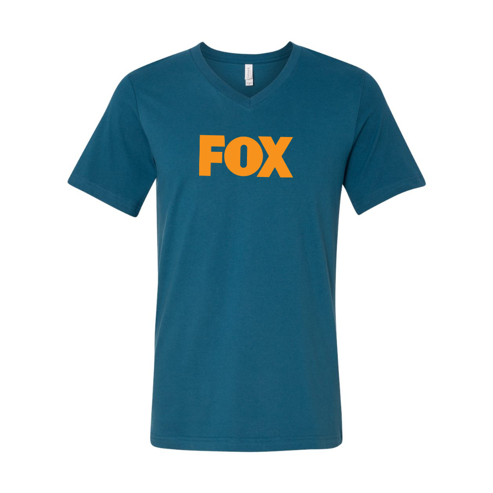 Fox BELLA  CANVAS - Jersey V-Neck T-Shirt
