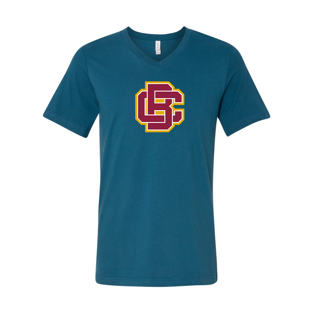 Bethune Cookman Wildcats BELLA  CANVAS - Jersey V-Neck T-Shirt