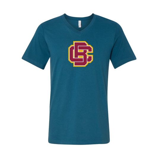 Bethune Cookman Wildcats BELLA  CANVAS - Jersey V-Neck T-Shirt