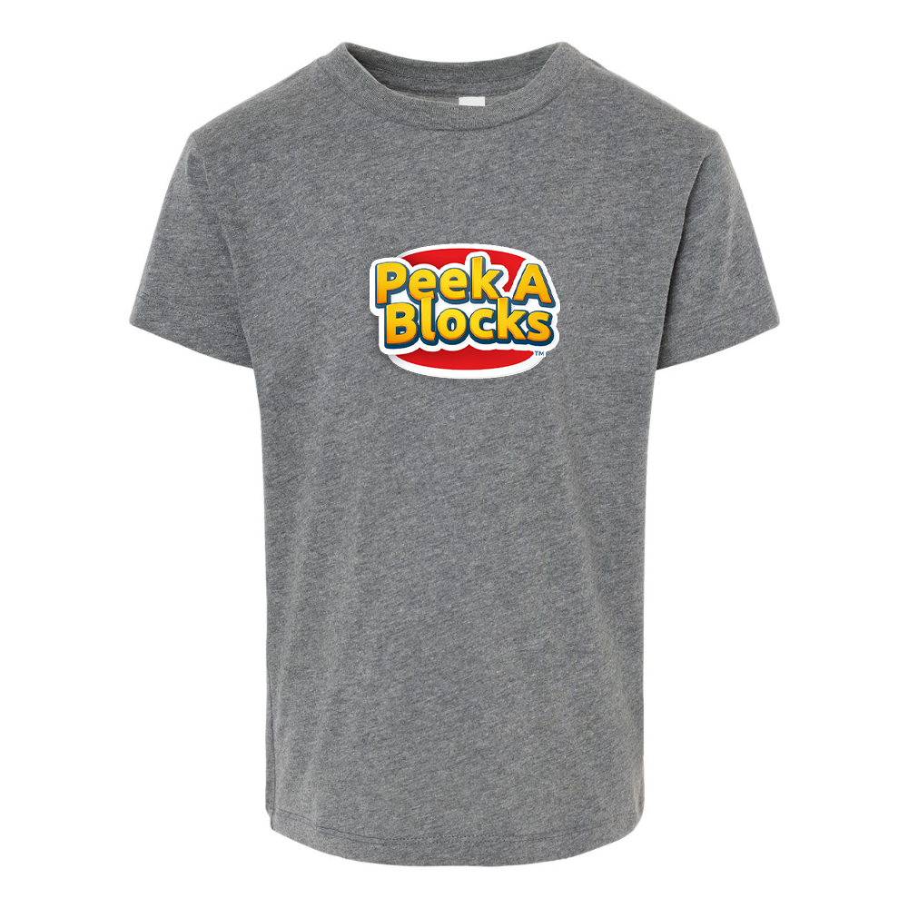 Peek A Blocks BELLA  CANVAS Toddler Jersey Tee