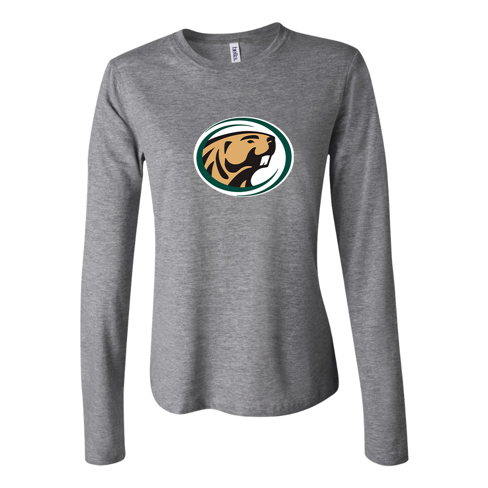 BELLA CANVAS Women’s Bemidji State Beavers Jersey Long Sleeve Tee