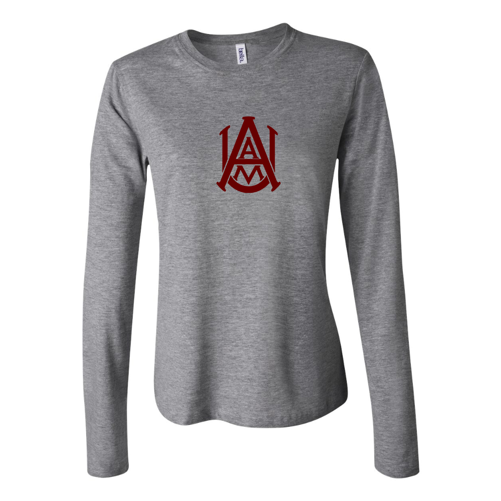 BELLA CANVAS Women’s Alabama AM Bulldogs  Jersey Long Sleeve Tee