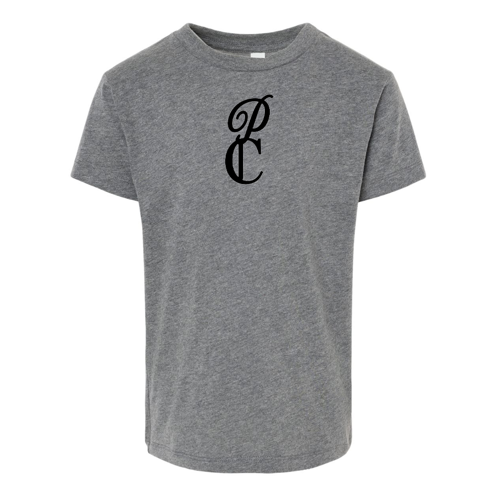 P & C Black BELLA  CANVAS Toddler Jersey Tee