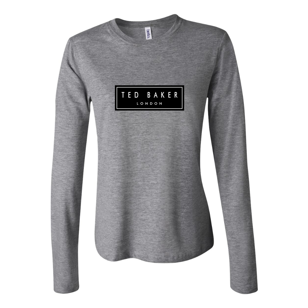 BELLA CANVAS Women’s  Ted Baker Jersey Long Sleeve Tee