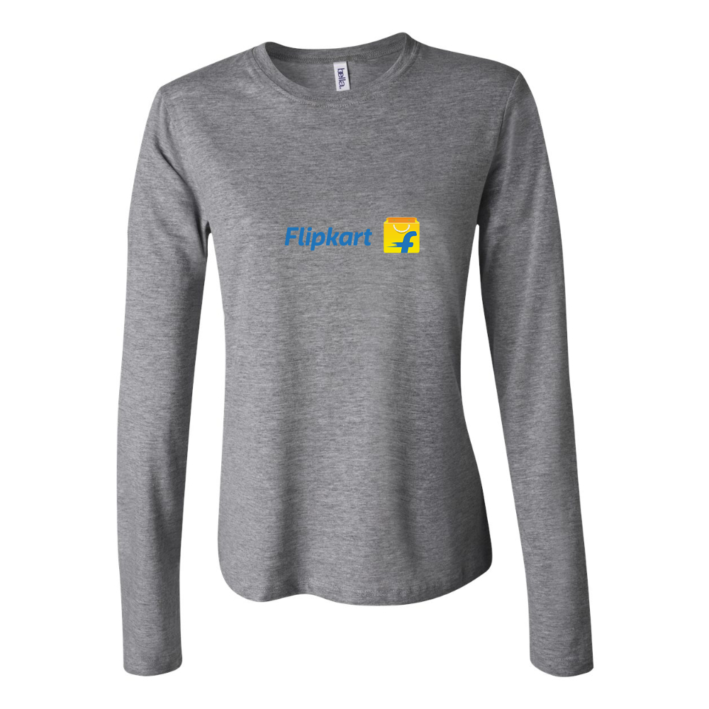 BELLA CANVAS Women’s Flipkart Jersey Long Sleeve Tee