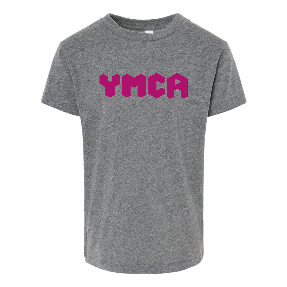YMCA Mauve BELLA  CANVAS Toddler Jersey Tee