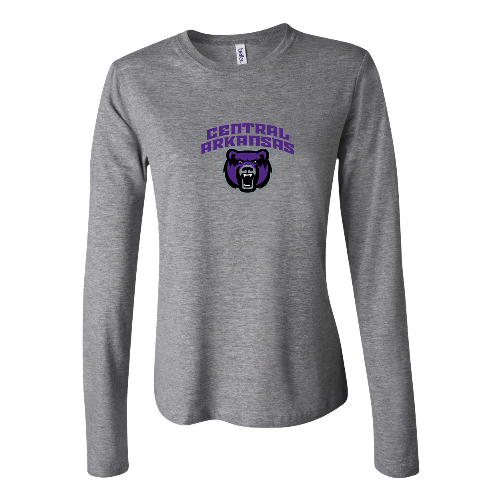 BELLA CANVAS Central Arkansas Bears   Jersey Long Sleeve Tee