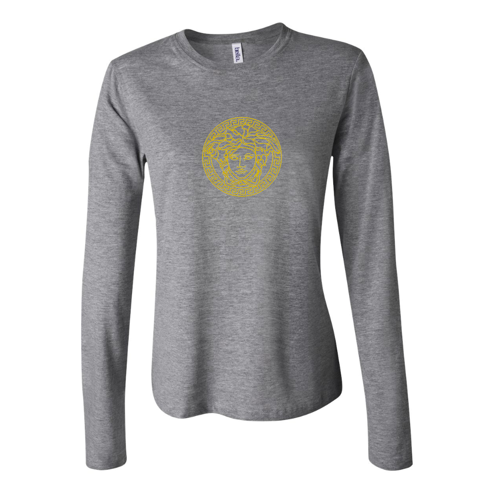 BELLA CANVAS Women’s Versace Thumbnail Jersey Long Sleeve Tee