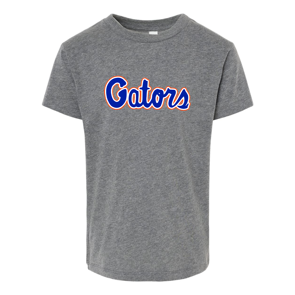 Florida Gators Script  BELLA  CANVAS Toddler Jersey Tee