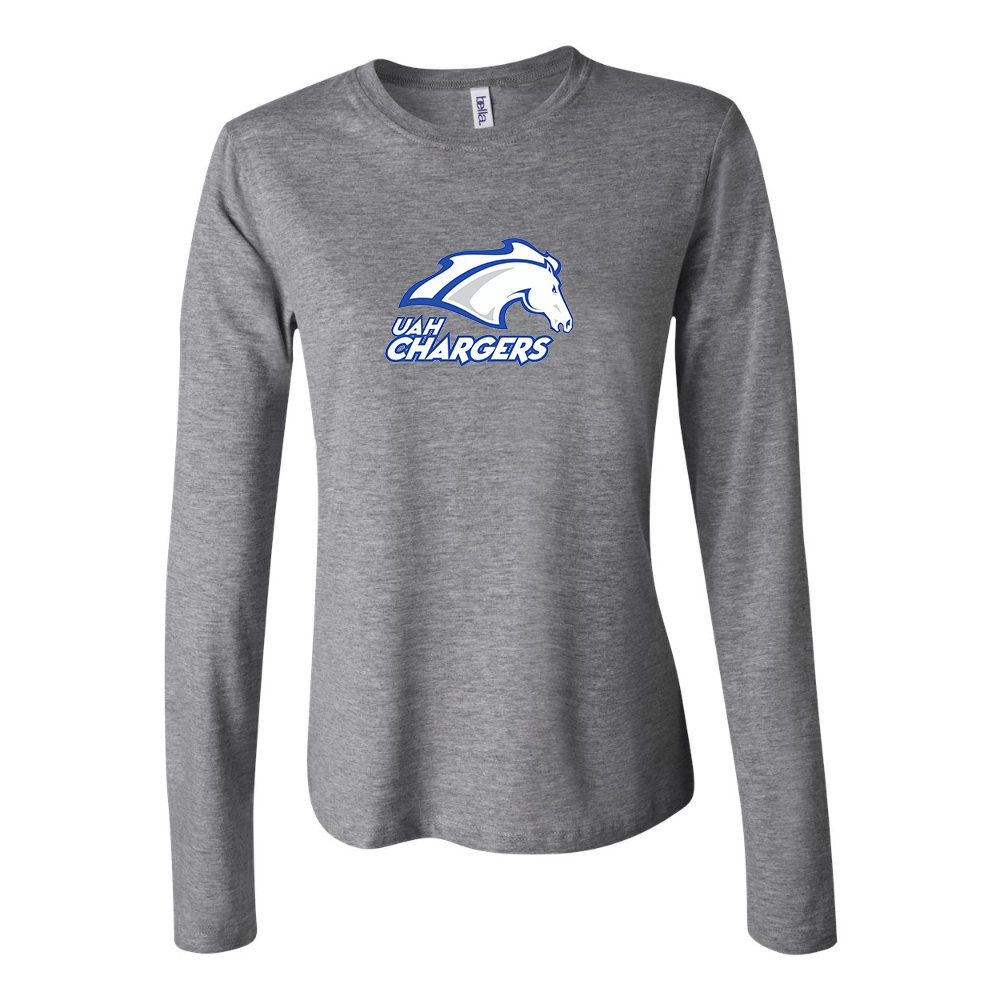 BELLA CANVAS Women’s Alabama Huntsville Chargers Jersey Long Sleeve Tee