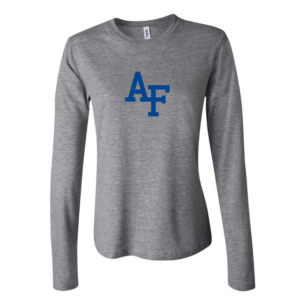 BELLA CANVAS Women’s Air Force Falcons Jersey Long Sleeve Tee