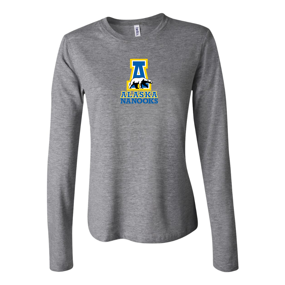BELLA CANVAS Women’s Alaska Nanooks Jersey Long Sleeve Tee