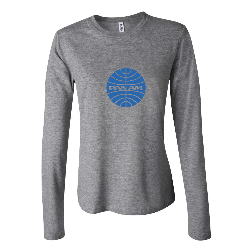 BELLA CANVAS Pan Am Jersey Long Sleeve Tee
