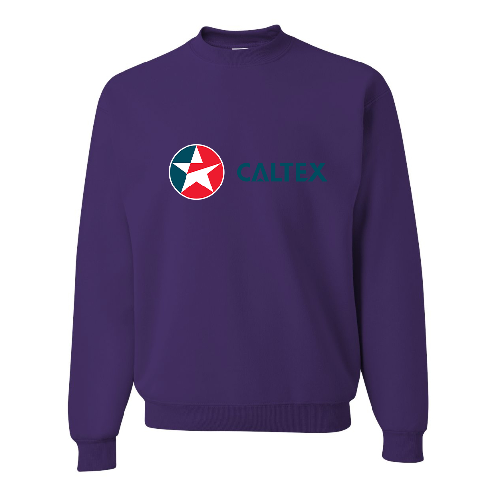 Men's  Caltex Gas Station  JERZEES NuBlend Crewneck Sweatshirt