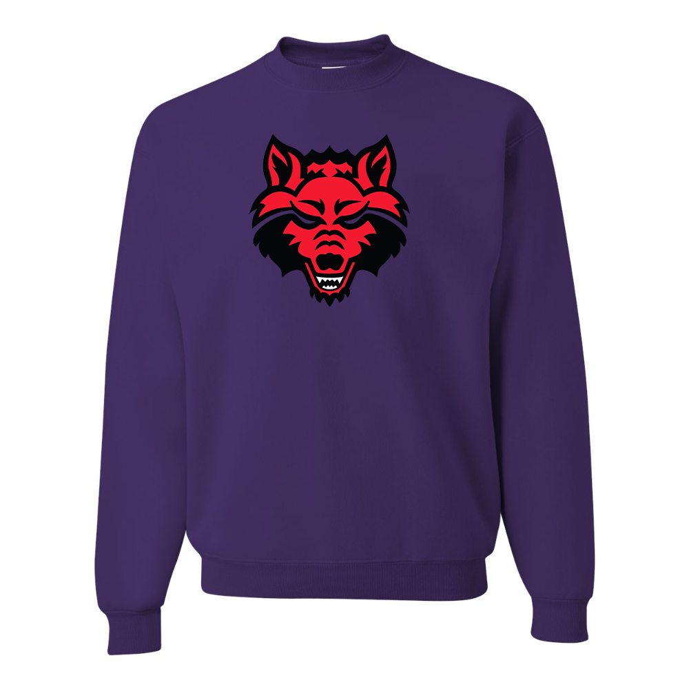 Men's Arkansas State Red Wolves JERZEES NuBlend Crewneck Sweatshirt