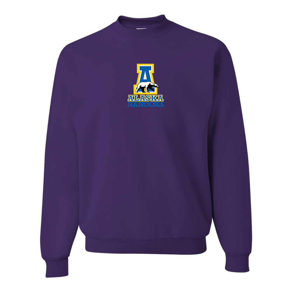 Men's Alaska Nanooks  JERZEES NuBlend Crewneck Sweatshirt