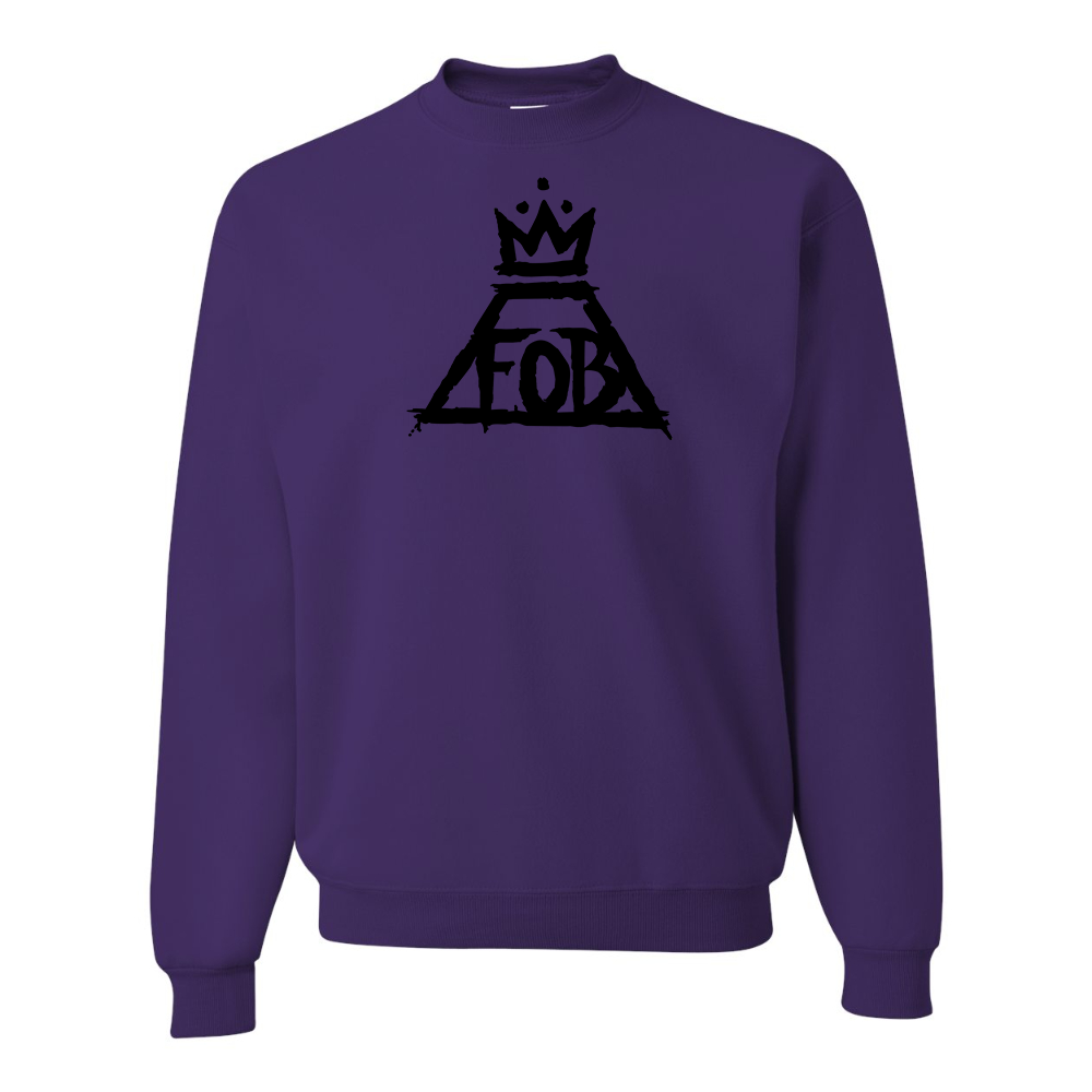 Men's Fall Out Boy  JERZEES NuBlend Crewneck Sweatshirt