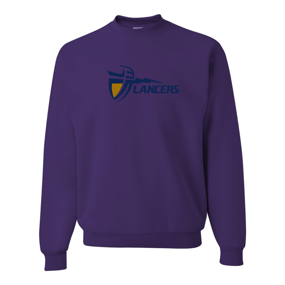 Men's California Baptist Lancers JERZEES NuBlend Crewneck Sweatshirt